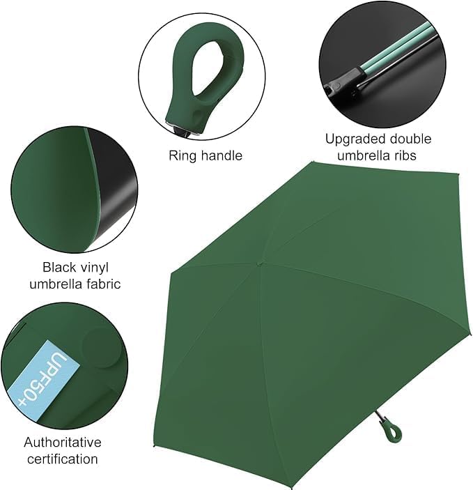 Image of Zemic Umbrella, UV Big Size Umbrella for Sun Protection Rain Windproof Strong Large 3 Fold For Men Women Kids Boys Girls Perfect & Stylish Windproof & Compact''