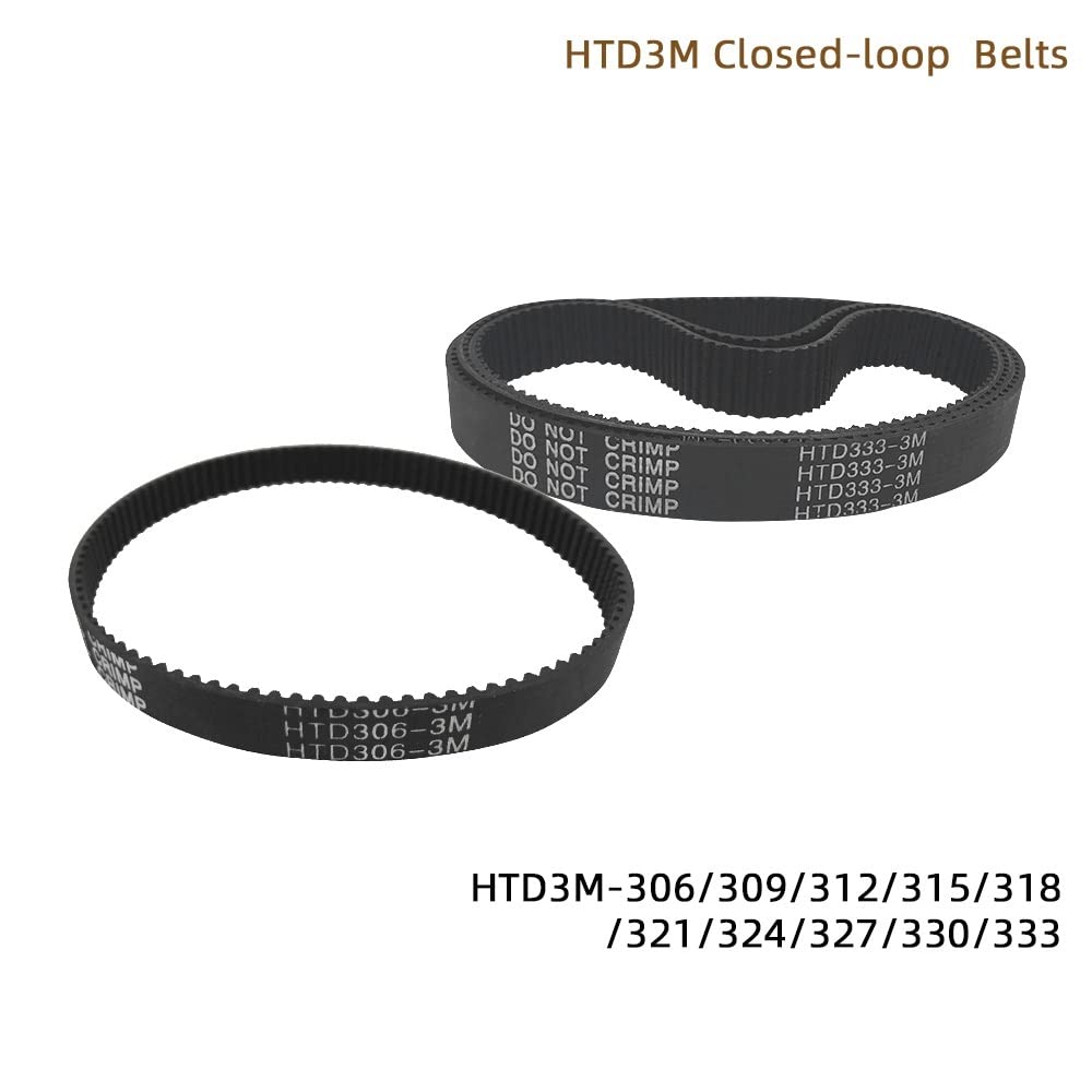 HTD 3M 306 Zahnriemen - 306mm Länge 3mm Pitch Geschlossen-schleife
