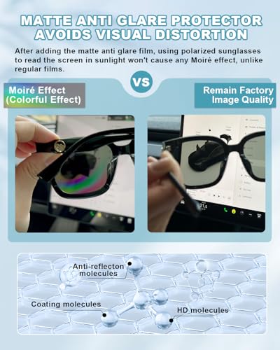 Image of CDEFG Matte Anti Glare for 2026 Toyota bZ bZ4X Screen Protector | Tempered Glass for 2026 Toyota bZ bZ4X (XLE /Limited) Accessories 7-inch Dash Intrument Cluster Screen Cover Anti-Fingerprint