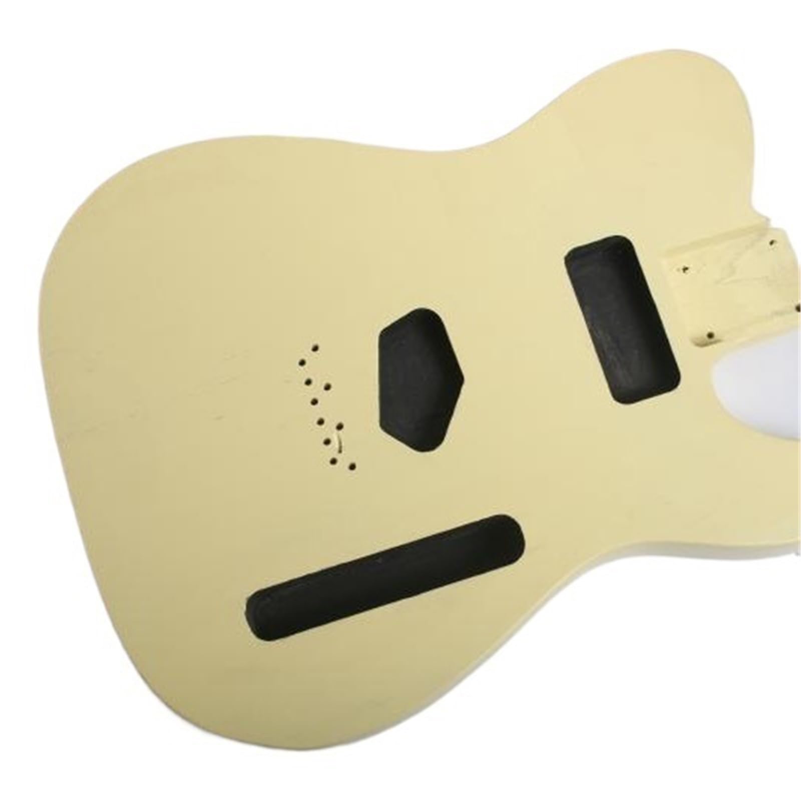 Unfinished Guitar Body Swamp Ash Center Split Body Painted For TL Electric Guitar(Yellow)