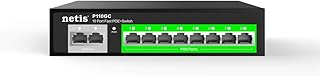 Netis PE110GC 8 2 Combo-Port All Gigabit PoE Switch (8 PoE Port) 802.3af/ 802.3at, 120w