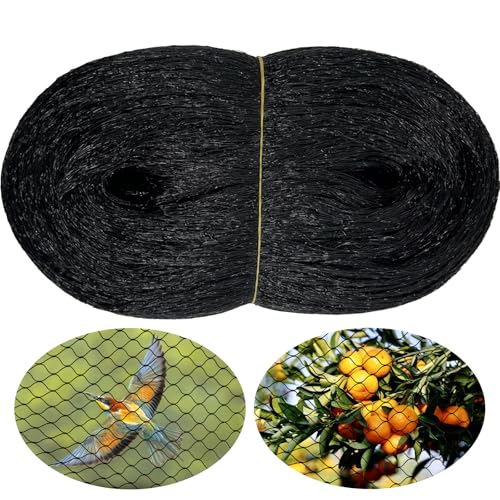 MAILEKT Filet Anti Oiseaux 6X10m, Filet Protection Oiseaux Anti Pigeon, Filet pour Cerisier Jardin Potager et Fraisier Protection Arbre Fruitier des Dommages Causés