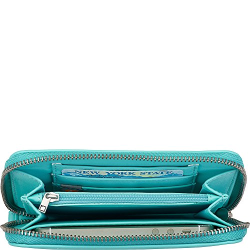 Lewis N. Clark Shetravels RFID-Blocking Wristlet Wallet Clutch + Travel Purse for Women, Carry Passport, ID & Cell Phone with Interior Zip Pockets, 3 Card Slots & Removable Wrist Strap, Black2