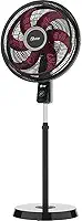 Oster Ventilador de Coluna Power Fresh, 110V, Preto/Vermelho, 140W, OVTR881
