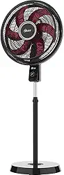 Oster Ventilador de Coluna Power Fresh, 110V, Preto/Vermelho, 140W, OVTR881