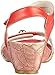 Laura Vita Women's Open Wedge Sandals Peeptoe, Red Rouge Rouge, 8