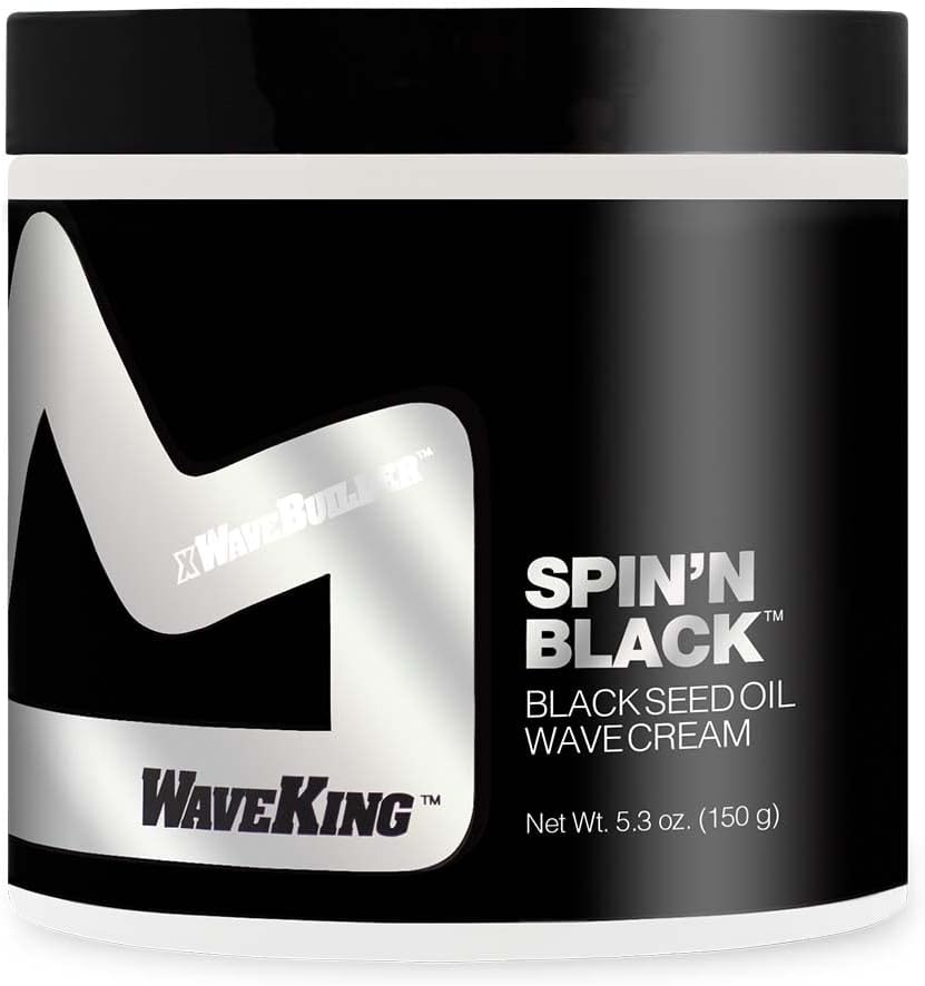 Wave King x Wavebuilder Spin'n Black Black Seed Oil Wave Cream