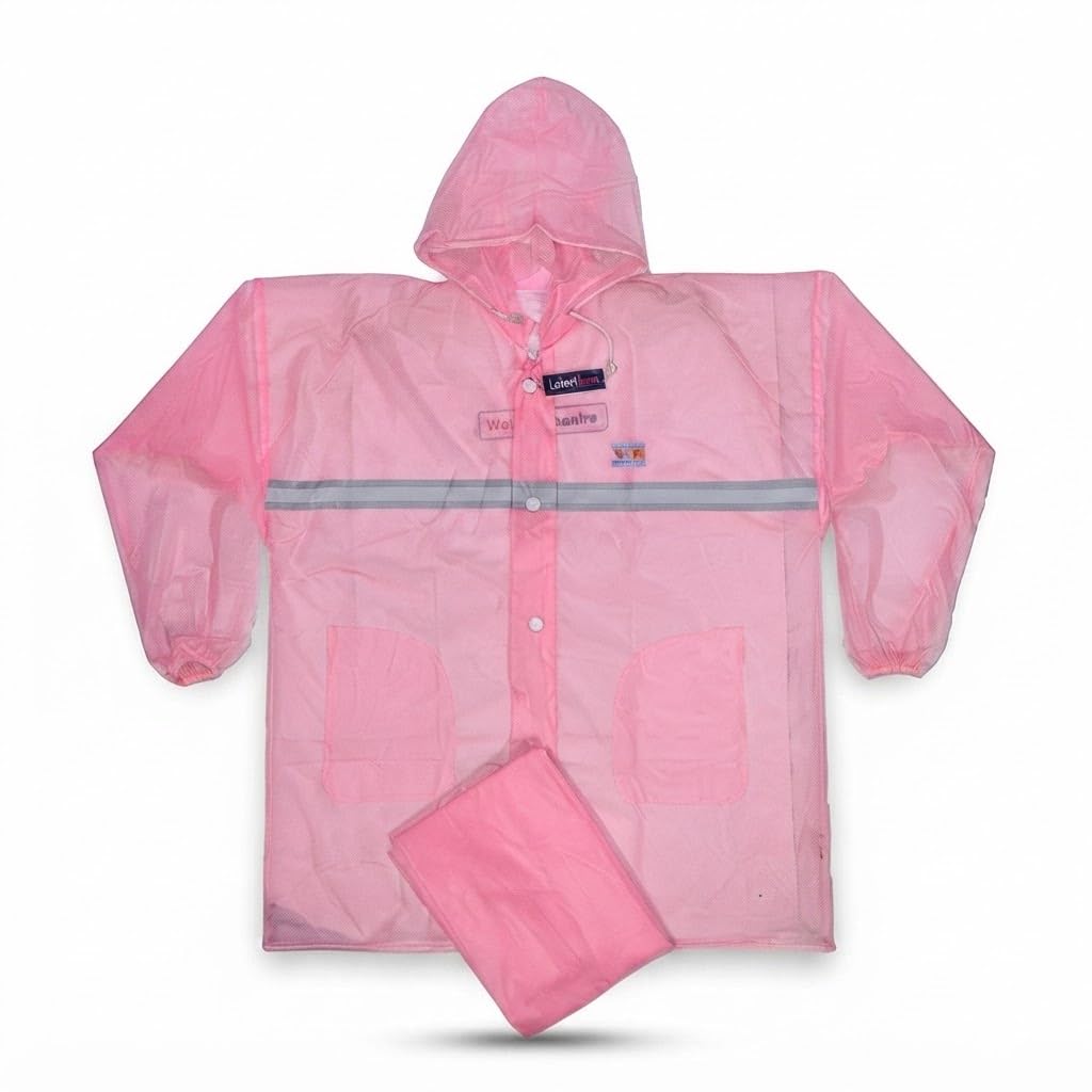 { 2026 Brings 5 Years WARRANTY ) Raincoat for Women: Waterproof & Lightweight Rain Suit with Hood & Reflective Strips – Stylish Protection for Monsoon Commutes.-image-45