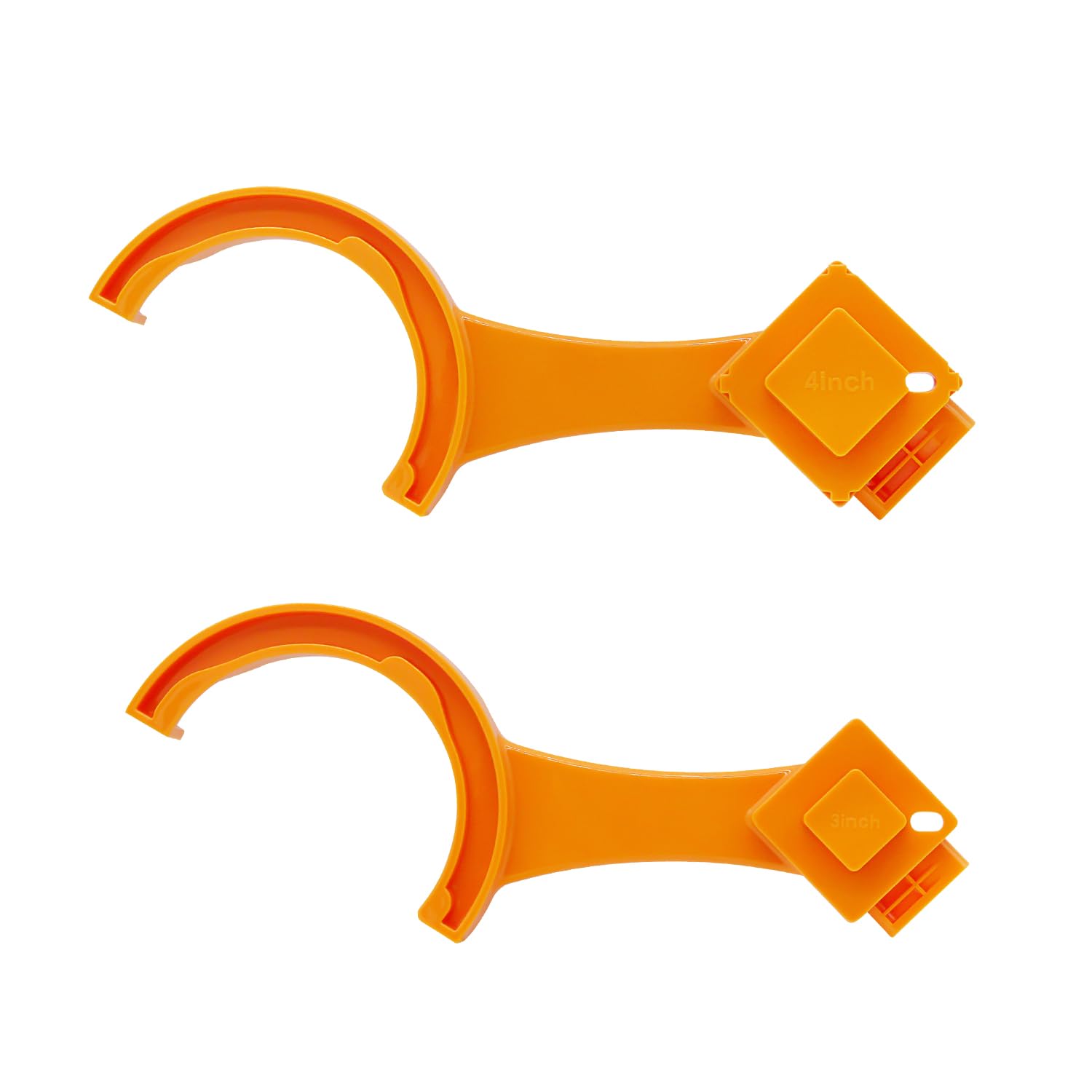 Ganivsor 2-Pack RV Sewer Hose Wrench, Universal Fit RV Sewer Hose Fitting Wrench for Most 3-Inch and 4-Inch Male/Female RV Sewer Caps - Connect and Disconnect Sewer Hose Fittings Easily(Orange)