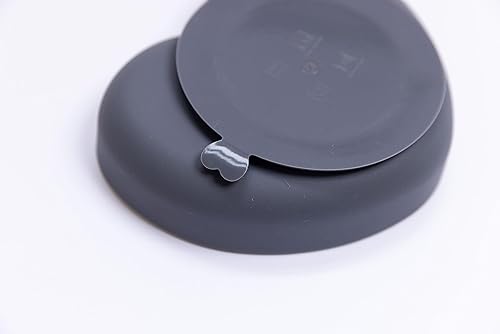 Miniatura 8 de Spoondrift Placa de corazón de succión de silicona de grado alimenticio 100% Para bebés y niños pequeños, sin BPA, apta para lavavajillas y