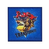  Hasbro © Transformers Optimus Prime & Bumblebee - Aufnäher, Bügelbild, Aufbügler, Applikationen, Patches, Flicken, zum aufbügeln, Größe: 5,5 x 5,5 cm