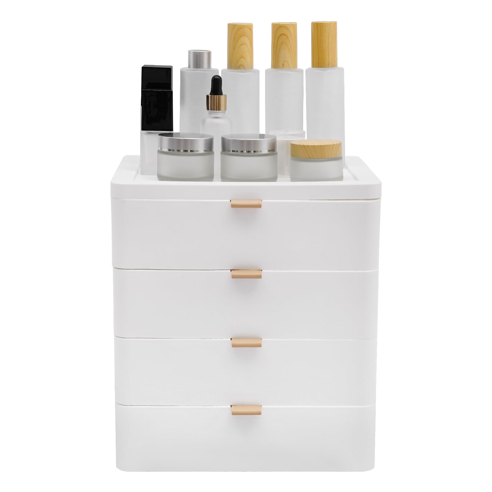 Organizer da scrivania in PP con cassetto - Scatola portaoggetti da scrivania, organizer per cassetti per forniture per ufficio