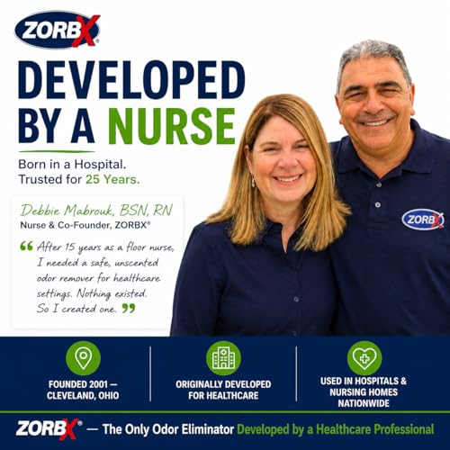 Image of ZORBX Unscented Odor Remover Foam 32 Oz, Hospital-Grade, Extra Strength | Fragrance-Free Permanent Odor Eliminator Foamer for Pets, Drains, Garbage Disposal, Carpets, Bathroom & Kitchen