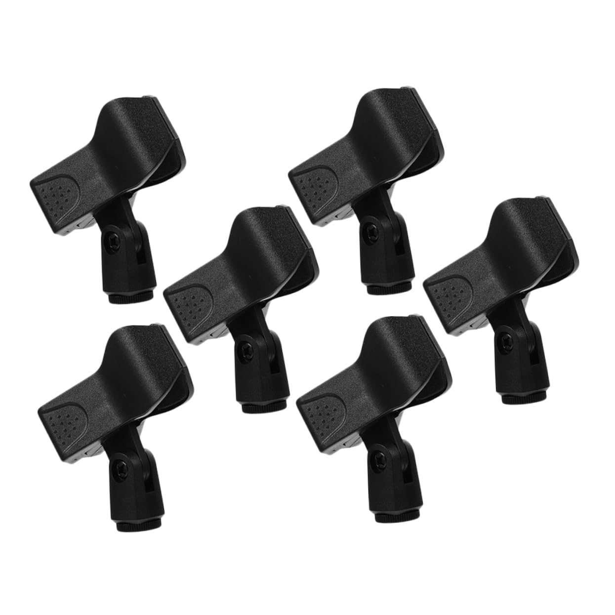Mipcase 6Pcs Microphone Clip Holder Mic Clamp for Easy Installation for Ktv Concerts Stage Performances and Plays Compatible with Microphones