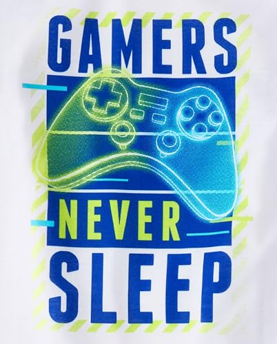 The Children's Place Boys Sleeve Top and Shorts,2 Piece Pajama Set2