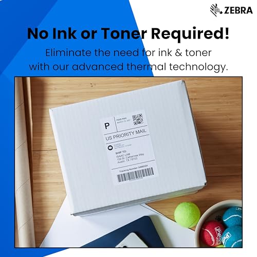 Image of Zebra ZD621 Thermal Shipping Label Printer 4 inch| 300 DPI | No Ink Required | 4x6 | USB, Serial, Ethernet, Tap to Print NFC | Touch Color LCD | 2 Year Warranty | UPS /USPS /FedEx | Thermal Transfer