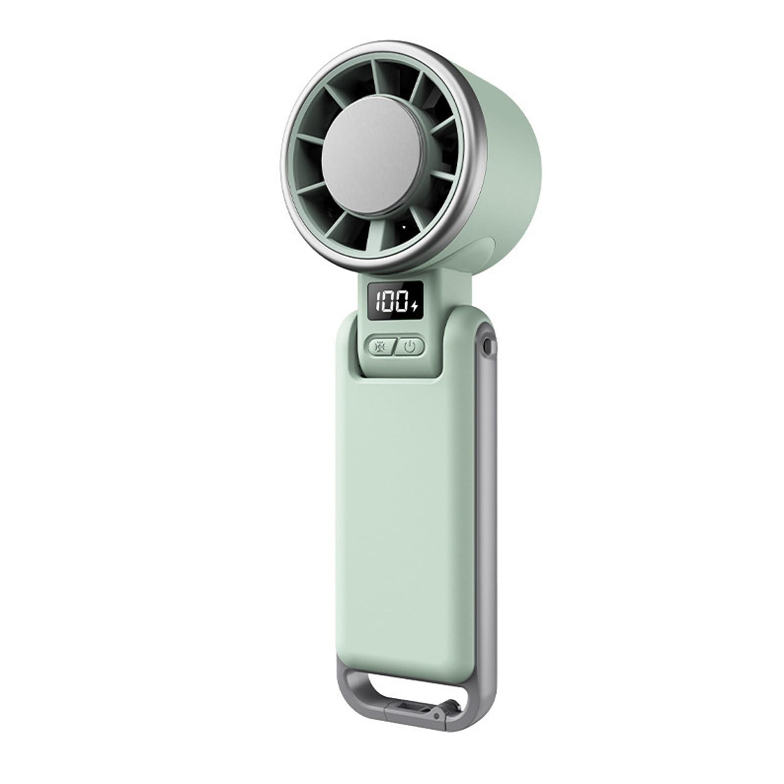 Tsophreniq Multipurpose Folding Individual Fan Long Lasting Battery Operated Small Fan Rechargeable Device Suitable for Present Multifunctional Wearable