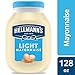 Hellmann's Light Mayonnaise Jar Condiment for Sandwiches, Salads, Mayo Made with 100% Cage Free Eggs, Gluten Free, 1 gallon (Pack of 1)