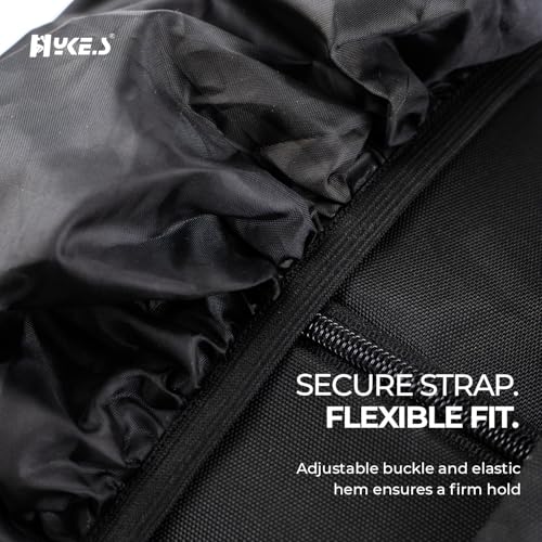 Image of Hykes Rain Cover for Backpack Travel Essentials Rain Cover for Bag Travel Accessories Bags Water Resistance Dustproof Waterproof for All Bag Sizes Elastic Adjustable for School College Office