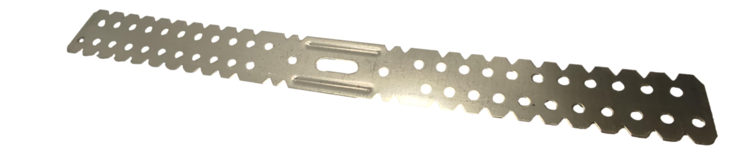 LLB - Pre-Galvanised Drywall Brackets | 295mm x 30mm for Masonry Wall Ceiling Timber Joint | Lightweight Alloy Steel | Designed for Plasterboard Dry Lining Systems, Silver, Pack of 10, Alloy Steel.