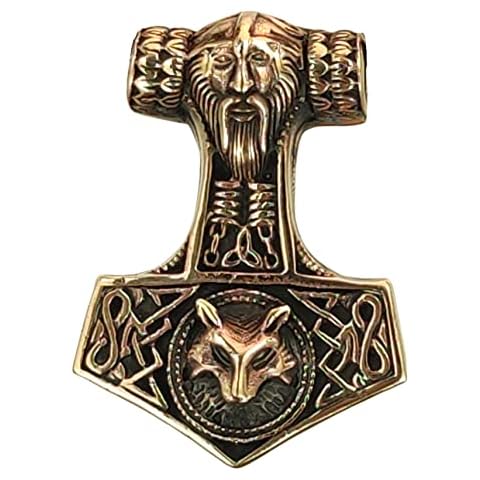 Colgante de bronce Gran martillo de Thor Cover