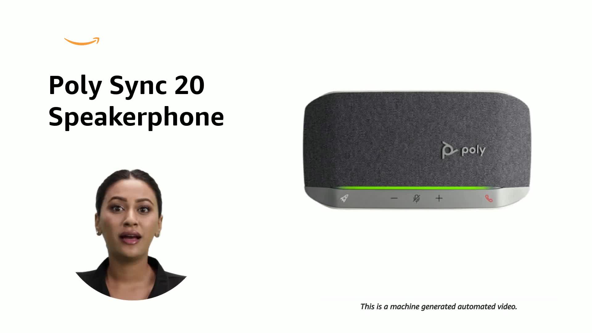 Poly Sync 20 USB/Bluetooth Smart USB-A Speakerphone : Amazon.in