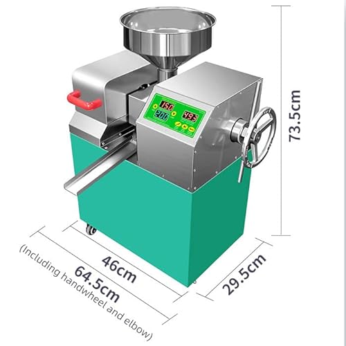 Prensa De óleo De Controle De Temperatura Inteligente De 1800 W, Design De Roda Tridimensional Móvel
