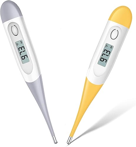Paquete de termómetro para adultos, termómetro oral para fiebre con 10 segundos