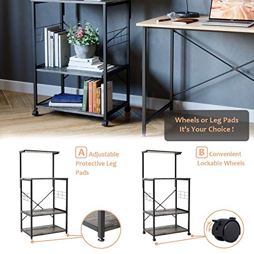 Bestier Kitchen Baker's Rack Kitchen Stand Utility Storage Shelf
