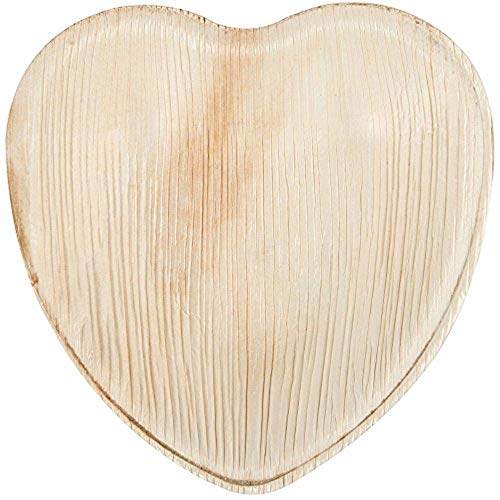 EcoGecko 4 Heart Palm Leaf Plate / 200-ct. Case EcoGecko 4" Heart Palm Leaf Plate / 200-ct. Case