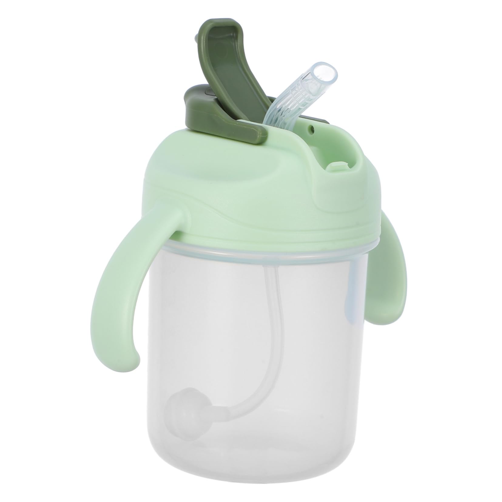 3piezas Taza Antiderrames Con Pajita Para Mayores y Pacientes Diseño Para Cama Para Mujeres Embarazadas y Cuidado De Enfermos