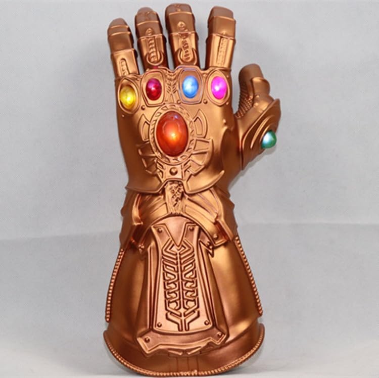 [HongzyFirm] サノス コスチューム セット インフィニティ ガントレット デラックス バージョン かっこいい 発光機能