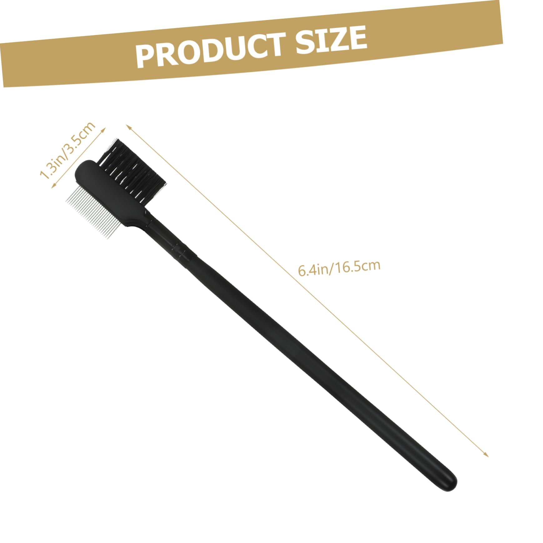 SOESFOUFU Eyebrow Brush Comb in Stainless Steel Grooming Tool for Women Girls Easy Brows Management