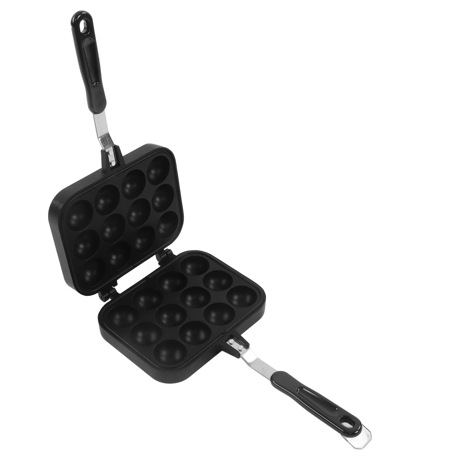 Padella Takoyaki, Design a Gancio, Riscaldamento Uniforme, Manico Resistente Al Calore, Facile Pulizia, Padella Takoyaki per Cucina