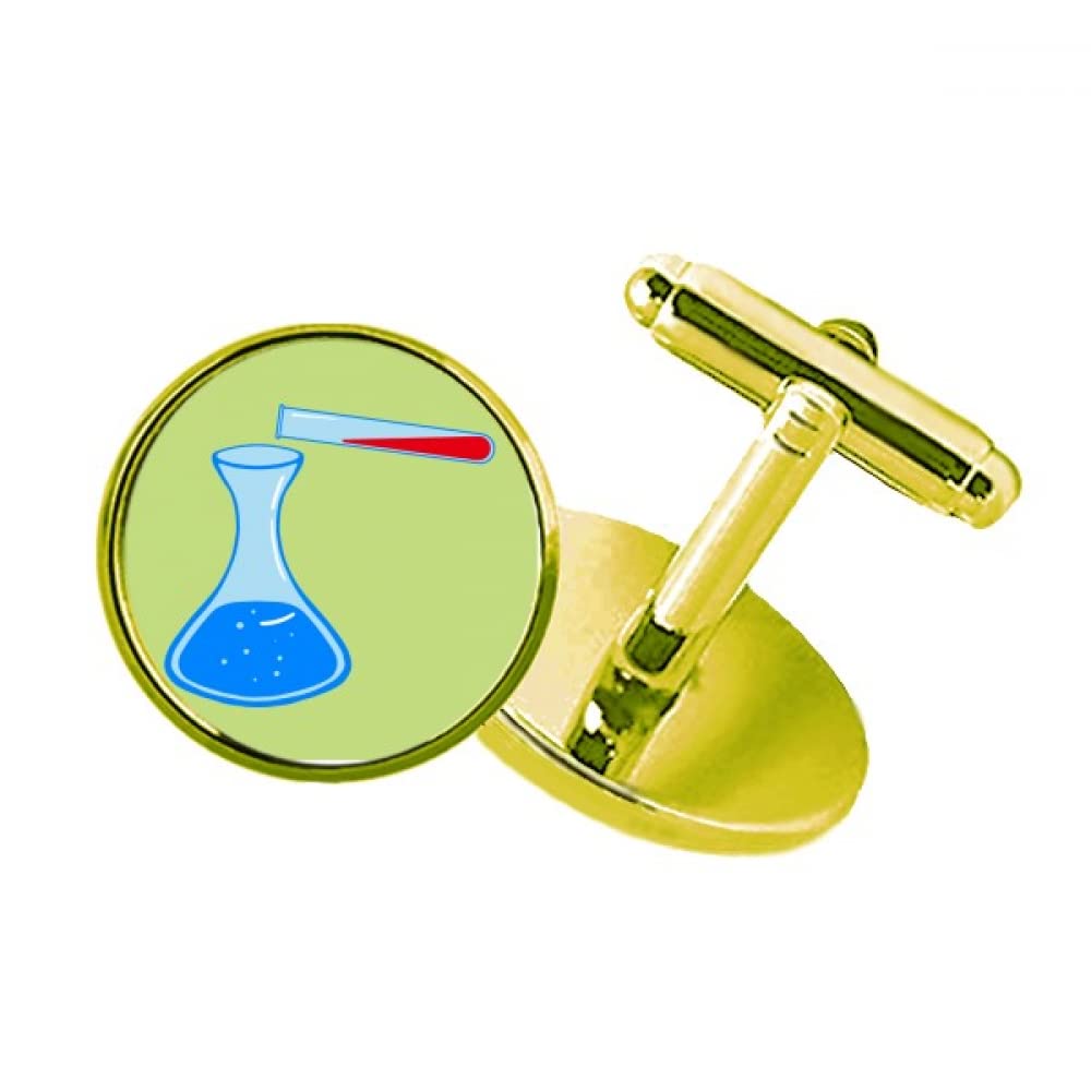 DIYlabchestry liquor respond diagram studded business metal cufflinks en