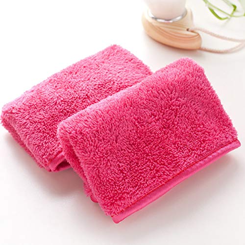 Toalha de limpeza facial reutilizável para remoção de maquiagem de fibra superfina toalha de limpeza