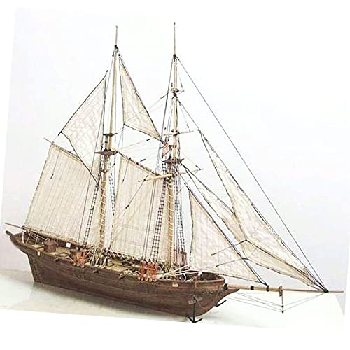 Hengqiyuan Holzschiff Modelle DIY Schiffsmodell Kit Segelboot Modell, Schiffbausatz Segelschiff Modellbausatz Holz…