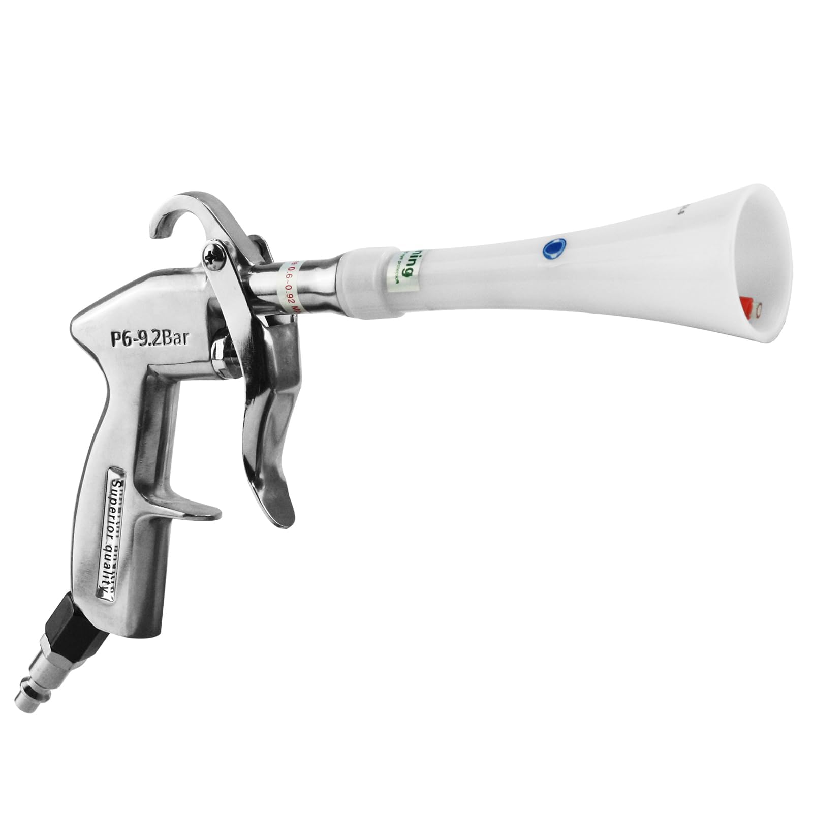 Air Blow Gun with Brass Adjustable Air Flow Nozzle