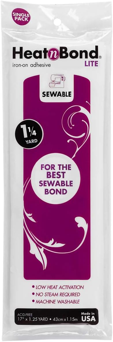 Thermoweb 1.1 m x 43 cm Heat-N-Bond Lite Iron-On Adhesive