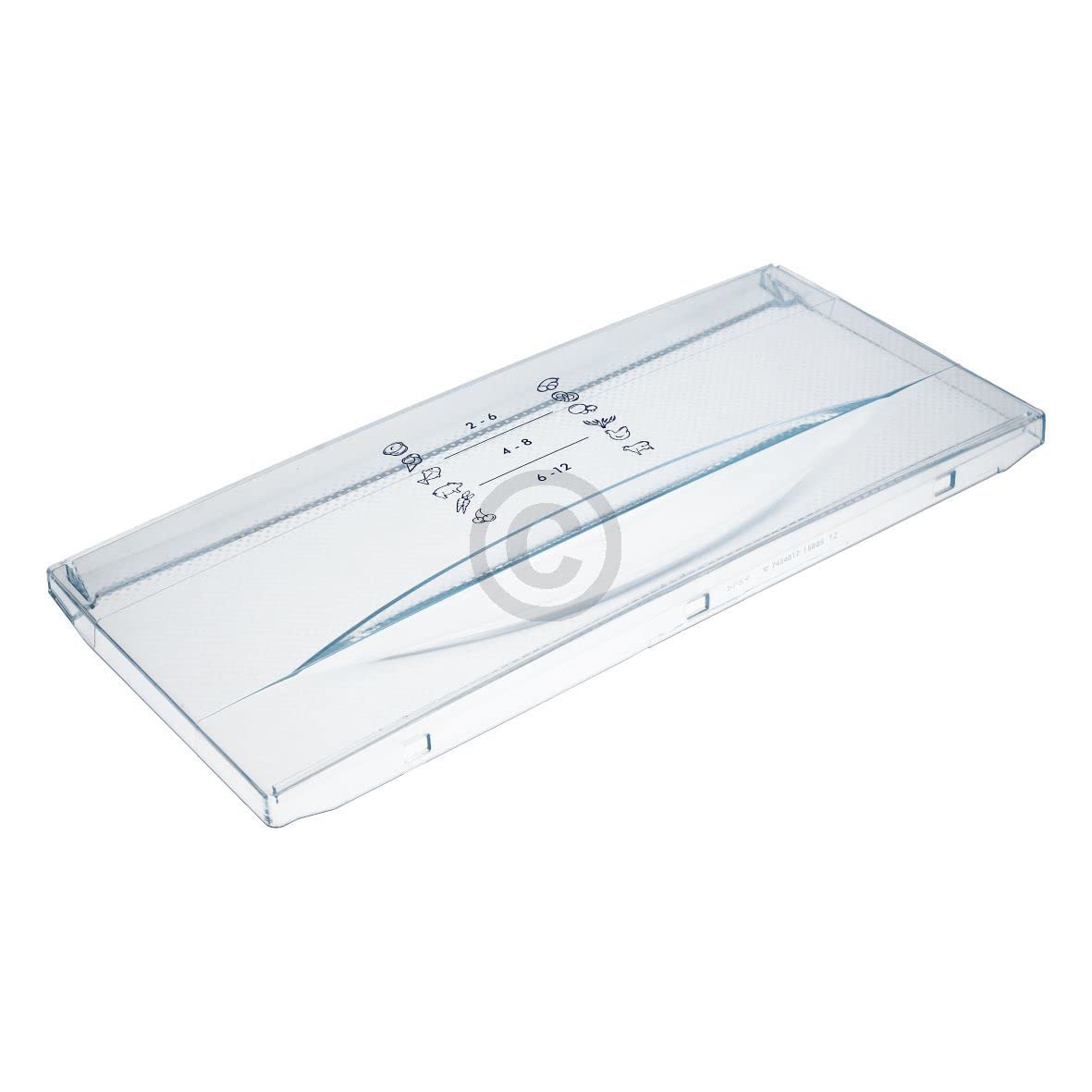 Embellecedor de cajón compatible con Liebherr 9041803 para congelador, congelador, nevera y congelador