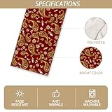 Diwali Table Runner Happy Diwali Tablecloth Indian Deepavali Decor Festival of Lights Decoration and Supplies for Home Kitchen Table-13×72'' - Image 4