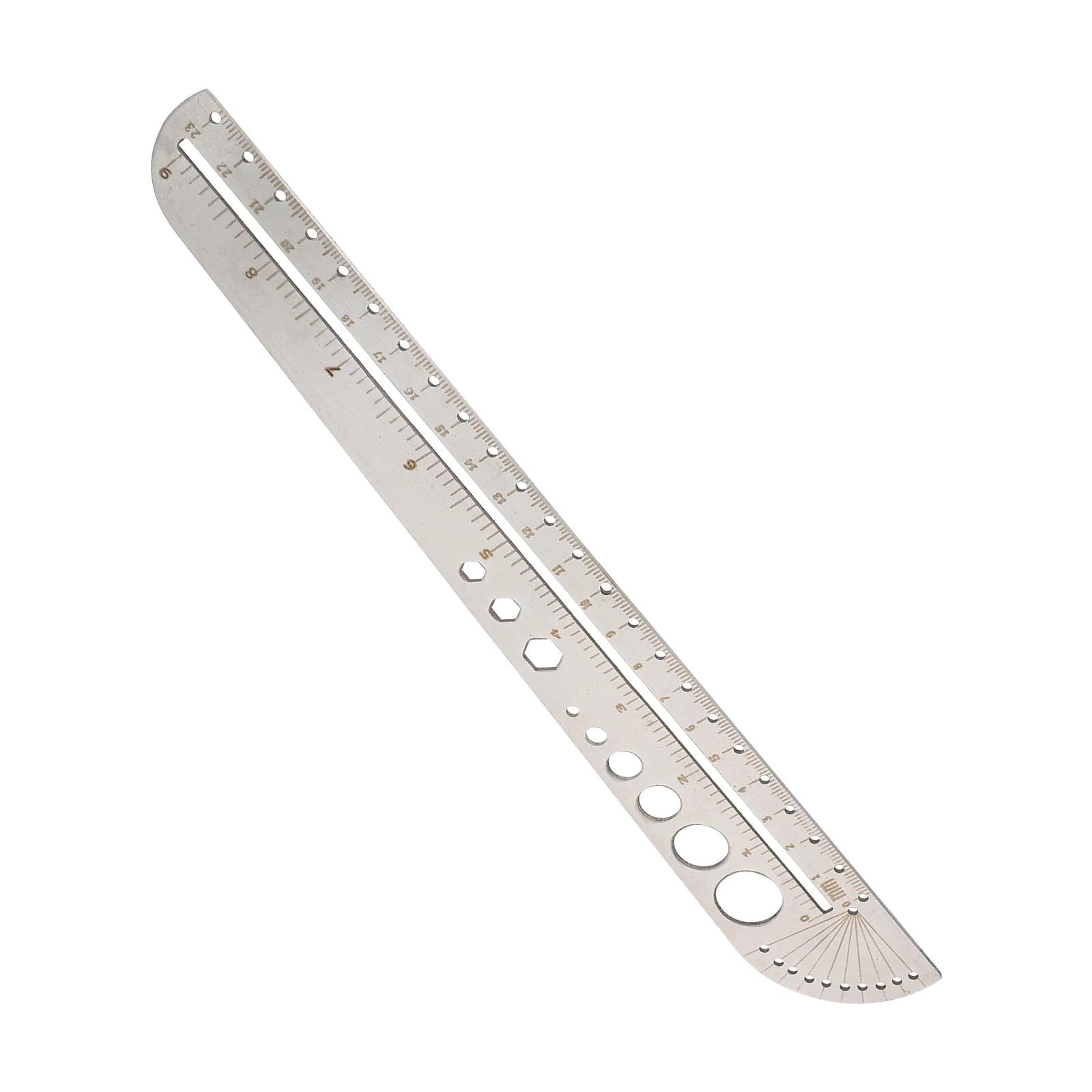 Stainless steel ruler Stainless Steel Multi Functional Ruler Precision Scale Measuring Tool Office Accessories High Accuracy Clear Markings