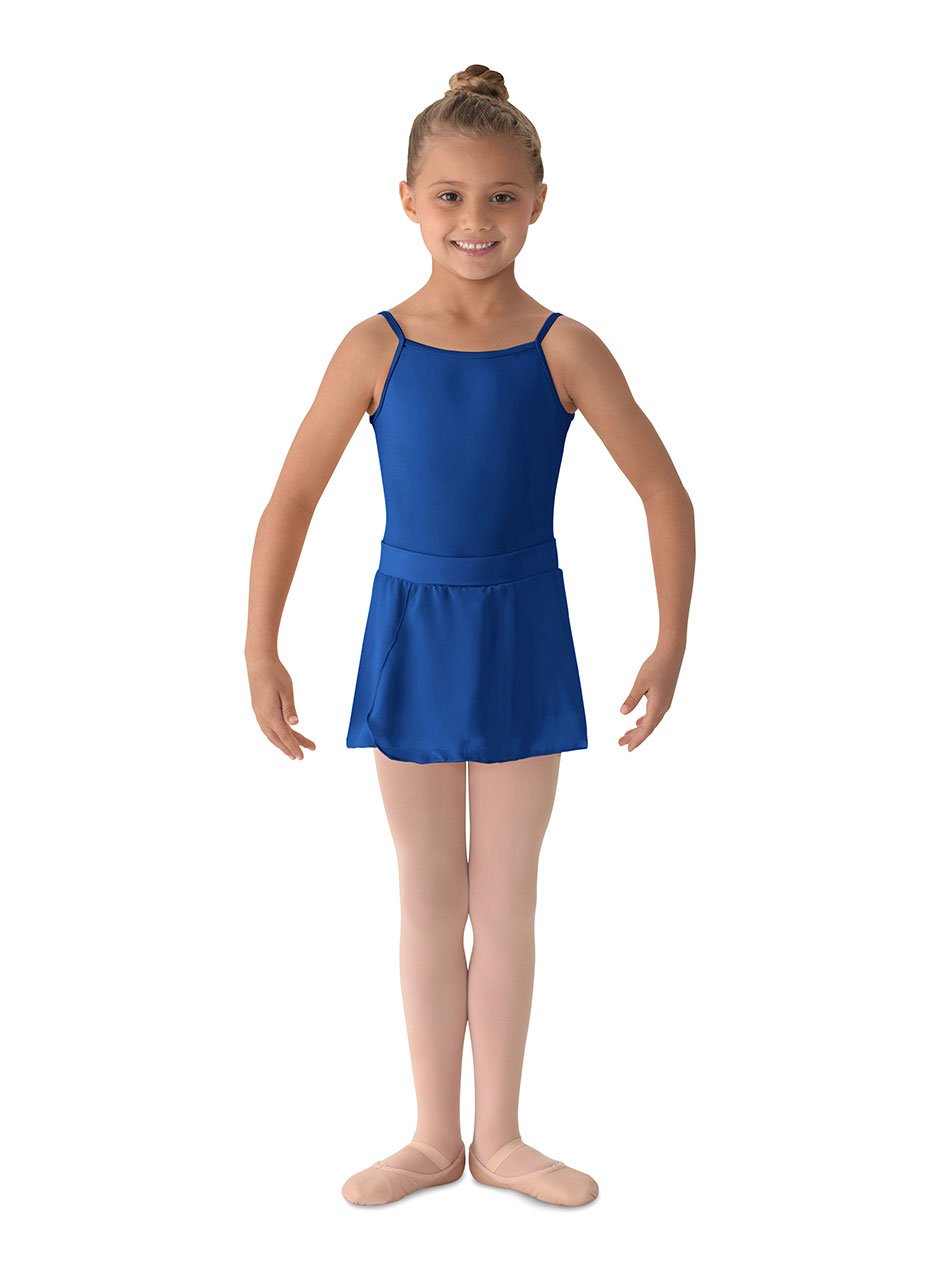 Mirella girls Mirella Girl's Georgette Mock Wrap Skirt