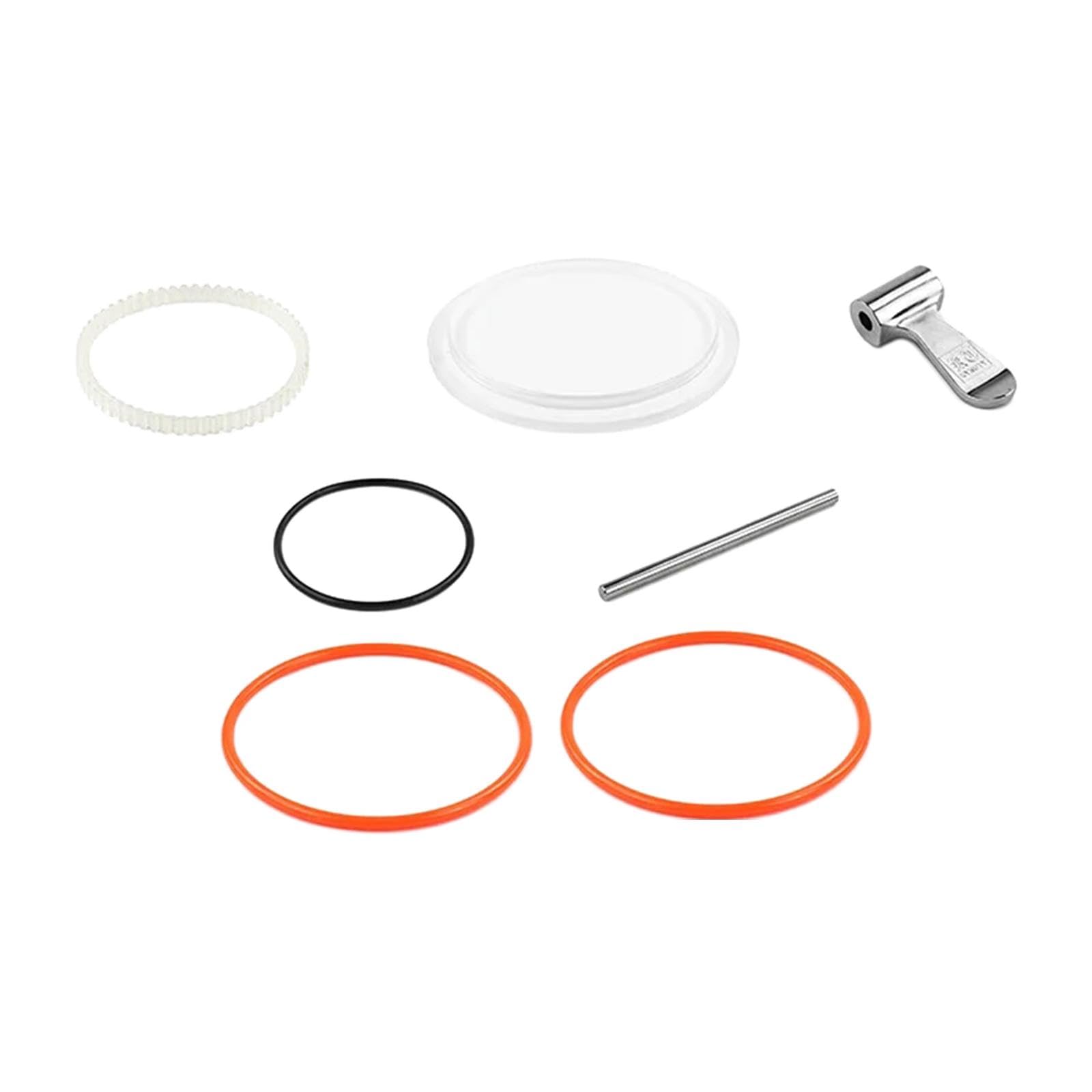 7X Ersatz Set für Rotations Tumbler Polierer, Gummi Abdeckung, Verriegelung, KT2000