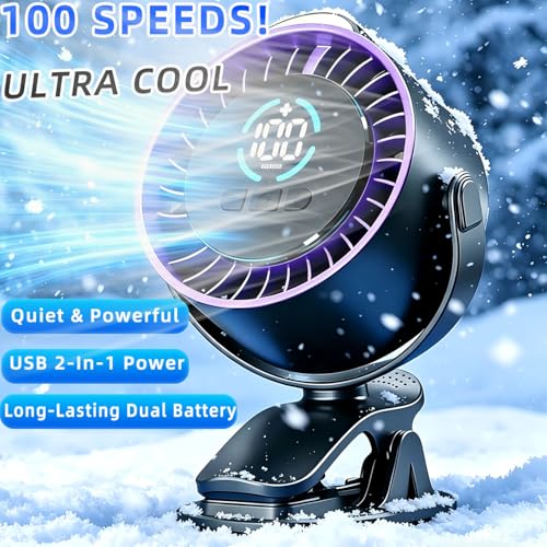 QEPJO 2026 Upgrade Car Fan