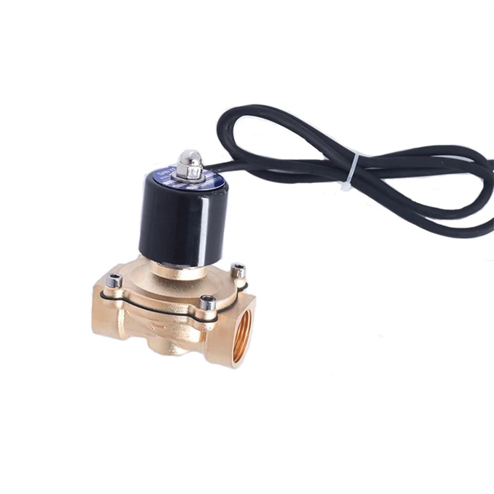 QRUYHBAJU Underwater 12v 230v Electric Water Valve DN40 1.5inch Direct Acting Normally Closed(NPT-12VDC,2A-40NBR)