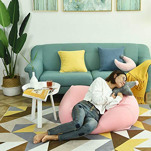 Chyuanhua Sofa Super Weiche Sitzsack Sitzsack Erwachsenen In Jedem Raum Modernes Holz Lounge Chair (Color : Gray, Size… – Bild 4