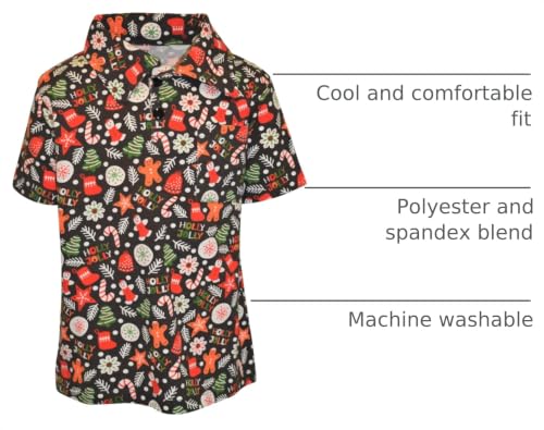 Image of Unique Baby Short Sleeve Collared Boys Polo Shirt, Toddler Kids Polo Shirts
