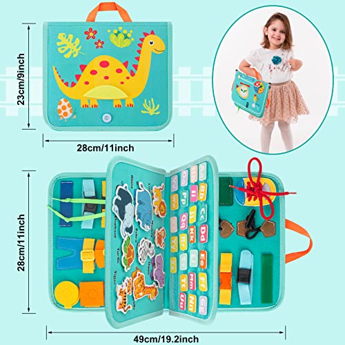 Montessori Toys - Busy Board - Sensory Toys For Toddlers 3-4, Toddler Travel Toys, Autism Educational Toys, Toddler Toys Age 3-6 Year Old Girls Boys Birthday (Blue) #TOP5