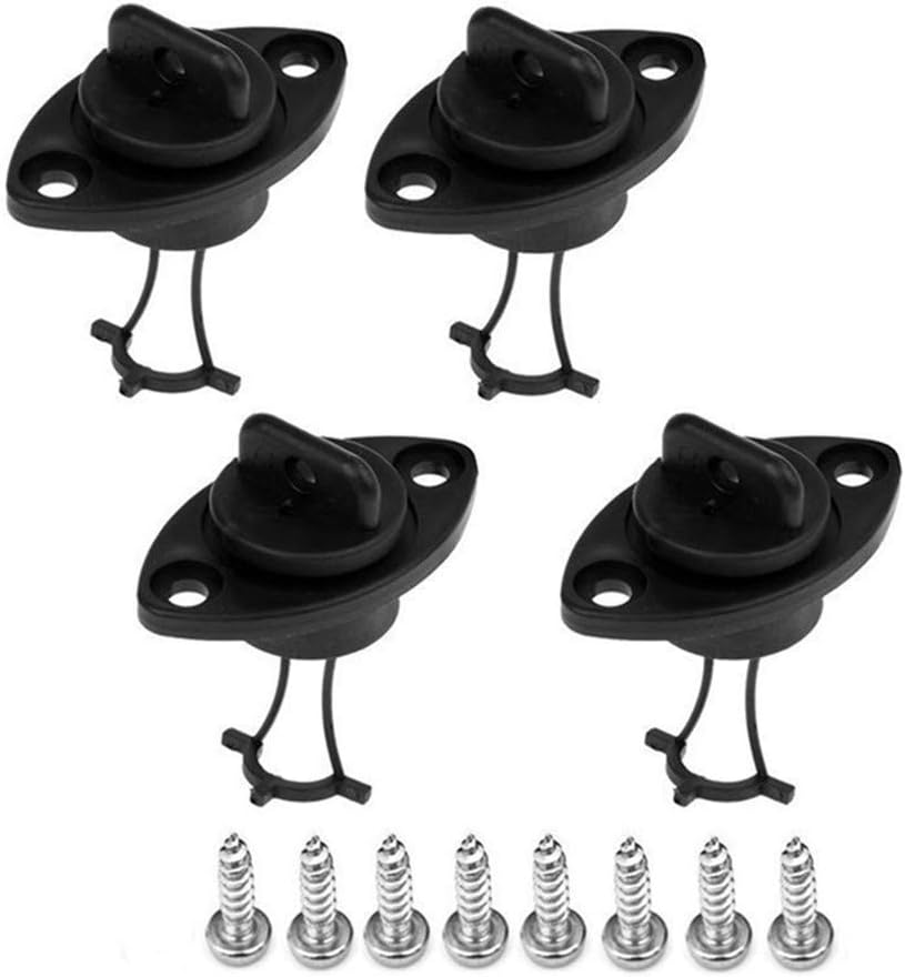 4 Piece Thread Kayak Drain Plugs Kit Universal Hull Drain